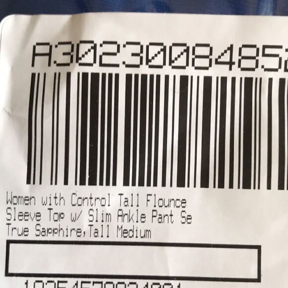 Women Control Flounce Sleeve Top w/ Ankle Pant Set - Picture 5 of 5